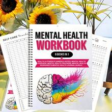 Mental Health Diary, Mental Health Worksheet - Mental Health Diary With Mood Tracker, Self-Care Workbook, Relaxation Guide And Patience Exercises, Back To School Gift