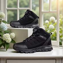 冬季男士踝靴户外防滑徒步鞋男式登山徒步运动鞋