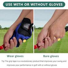 Golf Swing Trainer And Golf Training AidCorrect Posture Golf Club Swing Grip Pad Golf Training Accessories For Outdoor Indoor Sportsgift - Orange - View 4