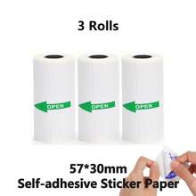 Thermal Sticker Paper For Mini Printer Sticker Maker, Self-Adhesive Mini Thermal Printer Sticker Paper, 57 X 25 Mm,School Supplies,Back To School - Multicolor - View 16