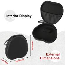 Estuche de color para auriculares WH-1000XM6, bolsa de almacenamiento EVA para auriculares inalámbricos Bluetooth con bolígrafo de limpieza