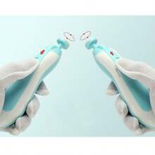 1件套中性嬰兒電動指甲研磨器,粉色的多功能孩子們的護理產品