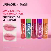 LIP SMACKER 5pcs/Set CoCa Cola Lip Balm, Long-Lasting Moisturizing, Natural Glossy Tinted Lip Balm, Suitable For All Skin Types, Alcohol-Free, Great Gift For Family, Friends And Loved Ones, Christmas & Halloween Gift, LIPSMACKER - Baby Pink - View 8
