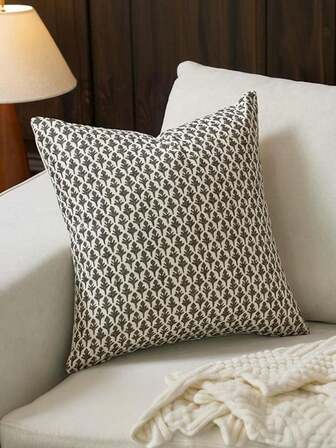 1pc Floral Decorative Pillow Cover, Vintage Farmhouse Floral Print Pattern Cushion Cover, Suitable For Bedroom, Sofa, Wedding Season Decorative Pillow, (Pillow Covers Only,No Inserts)Light Green