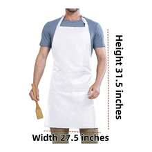 Chef Hat And Apron, Adjustable Size, Unisex, Suitable For Cooking, Grilling, Baking, Machine Washable, Holiday Gift