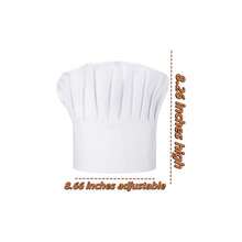 Chef Hat And Apron, Adjustable Size, Unisex, Suitable For Cooking, Grilling, Baking, Machine Washable, Holiday Gift