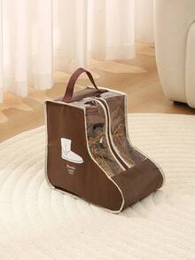 1 قطعة منظم تخزين الأحذية، غطاء بوت واقي من الغبار، حقيبة تخزين الأحذية، حقيبة تغطية الأحذية والحقائب، حقيبة تخزين أنيقة للأحذية، حقيبة غير منسوجة لتخزين الأحذية للسفر والمنزل