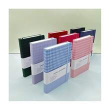 Hardcover Lined Notebook Journal For Writing, 200 Pages Leather Thick College Ruled Notebook Journal With 100GSM Paper, A5 (5.7'' X 8.4'') Daily Journal For Women Men Work Organization And School Work - 藍色 - 查看 4