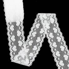 White Lace Ribbon Crafts, Vintage Cute Fabric Lace Trim Sewing, Wrapping, Wedding Bridal Decoration, Floral Bouquet,(10 Yards, Style 1) - Style 2 - 查看 2