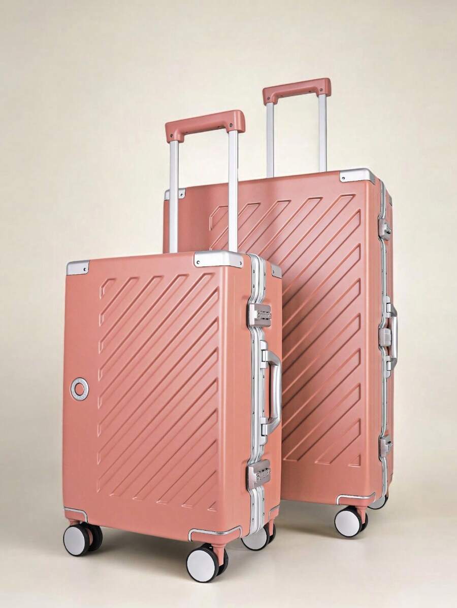 JLY 3-Piece Polycarbonate Hard Shell Luggage Set, Carry-On, Medium & Large Suitcases, Built-In TSA Combination Lock, 360° Spinner Wheels