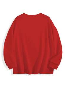 Homies Pachuco  Ese Retro Crewneck - Màu Đỏ Sâu - Xem 2