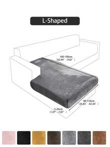 1 pièce Housse de canapé d'angle en velours avec chaise longue séparée, housse de canapé extensible douce pour canapé d'angle gauche/droit, housses de coussin de canapé pour canapés et sofas, housses de siège de canapé en velours doux, housses de canapé lavables, housse de coussin de siège pour canapé 3 places, résistant aux animaux de compagnie