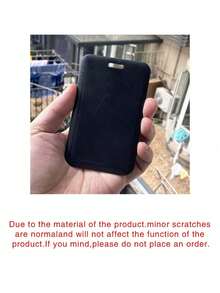 Porte-carte pendentif étoile noir et blanc, pendentif perle, design pentagramme, peut être utilisé comme charm de sac, porte-clés, peut contenir carte d'identité, cartes de crédit, photos, cartes d'accès, fonction de protection, convient pour un usage quotidien, décoration, ou comme cadeau pour les amis, la famille, l'amoureux, idéal pour la Saint-Valentin, l'anniversaire, la fête des mères, la rentrée des classes - Multicolore - Voir 7