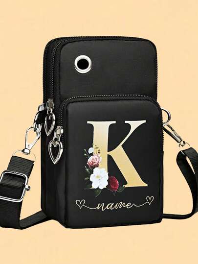 手机包多功能斜挎零钱包单肩斜挎手机包运动臂包拉链手机包女士钱包钱包秋季腕包