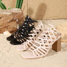 High Heeled Sandals  Gorgeous  Outdoor    Women's Shoes  Party    Summer - 黑色 - 查看 9
