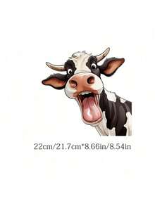 1 pièce/2 pièces/3 pièces Autocollants de transfert de chaleur drôles de tête de taureau, convenant pour les sweat-shirts à capuche, t-shirts, sweats, jeans, sacs à dos, sacs à main, taies d'oreiller et casquettes de baseball rétro. Autocollants en plastique lavables durables pour l'artisanat et la décoration - faciles à repasser, cadeau parfait pour les artisans et les passionnés de DIY