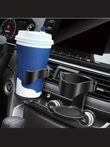 1 pieza Soporte universal multifuncional para portavasos/bebidas de ventilación de coche, portavasos ajustable de PVC para coche - se ajusta de forma segura, base acolchada de espuma, adecuado para botellas y latas, fácil de instalar - Multicolor - Ver 4