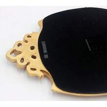 Wall Mirrors Decorative - Eaoundm Antique Gold Resin Frame Decorative Wall Mirror Makeup Mirror Tabletop Mirrors, Bedroom Living-Room Dresser Decor 8.2W X 13 L Inchs - 古董金 - 查看 6