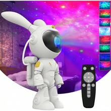 Proyector de Galaxias y Estrellas con Mando y Temporizador - Conejito espacial - Ver 12