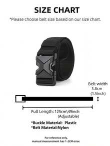Quick Release Pluggable Buckle Sports Belt Breathable Men Belts For Men Pants Belt Men Bbelt Perfect For Outdoor Adventures