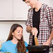 Spreader And Spatula Turner Set Crepe - Convenient Sizes To Fit Any Pan Maker - Natural Wooden Spatula Set Crepe Tools - Initial - View 4