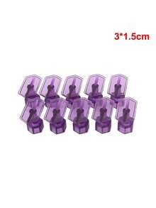 10Pcs Glue Tabs Dent Removal Tools Pdr Car Dent Repair Car Dent Removal Tool - Purple - View 10