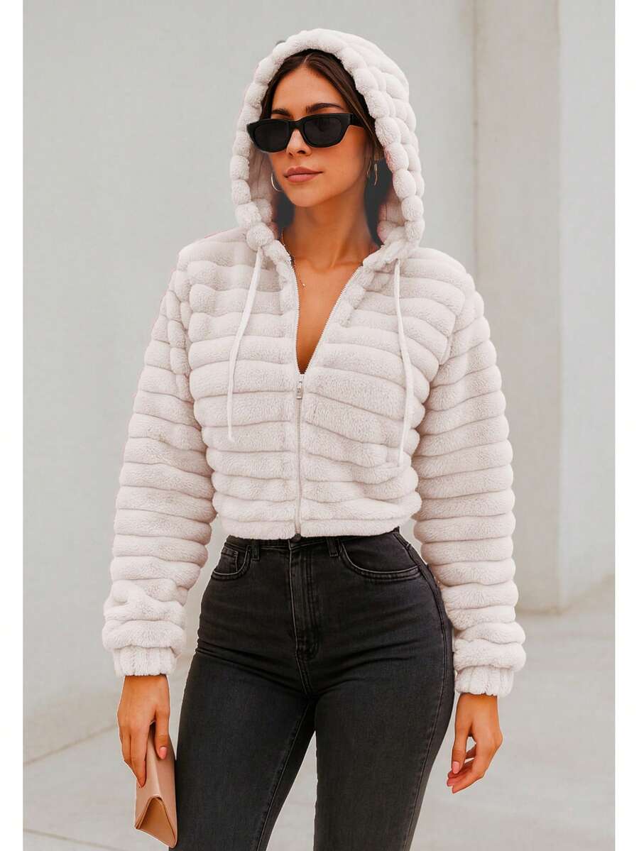 Women Coats - White - View 1