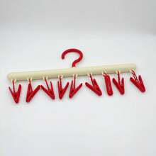 Séchoir à chaussettes dopamine, cintre multi-clips pour sous-vêtements ménagers, organisateur de rangement pour chapeaux, convient pour les dortoirs d'étudiants