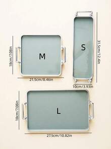 1 pièce Set de plateaux alimentaires à bordure dorée/argentée, en matériau PS, convient pour l'affichage et le stockage du pain, des pâtisseries, des fruits, des collations, des desserts, idéal pour les fêtes et les jours fériés