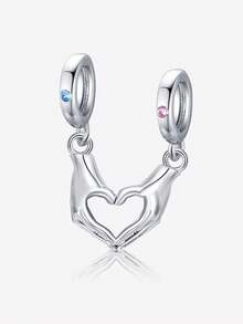 1 pieza Cadena de decorativa de plata de ley 925 de varios colores, adecuada para hacer pulseras y joyas DIY para mujeres - Plateado - Ver 14