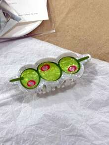 1pc Olive, Coffee, Cocktail, Orange Soda Shaped Hair Claw Clip, New Design, Suitable For Bun Hairstyle Decoration, Holiday Gift Fall Winter Hair Clip Hair Accessories For Women For Vacation Outfits Woman Elegant Hair Clutch