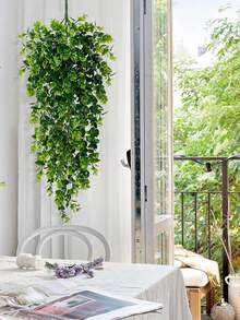 1/2/4 件人造植物桉树仿制悬挂植物抗紫外线塑料植物适用于室内外装饰家居房间墙壁婚礼露台门廊装饰、情人节、生日毕业礼物、花园装饰、户外植物、园艺、假花