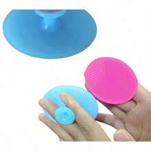 Silicone Face & Scalp Brush - 2PC Soft Bristle Massager For Blackhead/Cleansing
