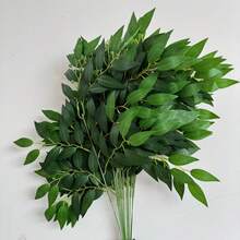 1PC/3PCS/6PCS/10PCS 58cm Artificial Eucalyptus Leaves, Fake Plant Eucalyptus Stem For Diy Flower Wall, Scene Layout, Living Room And Bedroom Vase Flower Arrangement, Wedding, Party Decor,Desk Stuffing.Autumn And Spring Leaf Harvest ,,Room Decor,Home Decor,Kitchen Decor,Wedding Decor,Table Decoration,Centerpieces,Office Decor,Garden Decor,Outdoor Decor