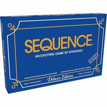 SEQUENCE- SEQUENCE Game With Folding Board, Cards And Chips By ( Packaging May Vary ) White, 103 X 81 X 231 - 藍色 - 查看 3