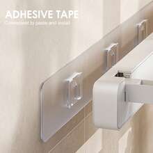 1 szt. Składana suszarka ścienna oszczędzająca miejsce na ubrania, spodnie, ręczniki, balkon, dziedziniec - one-size - Zobacz 11