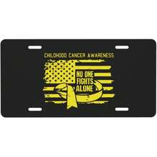 Childhood Cancer Awareness License Plate Aluminum License Plate Decorative License Plate License Plate Cover