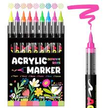 1pc Direct Liquid Soft Tip Acrylic Marker Pen 240 Color Set, Non-Transparent Watercolor Brush Pens For Art Students, DIY Crafts, Calligraphy, Scrapbooking, Handwriting, Card Making, Black Card Paper, Stone Painting, Christmas Decoration, Wood, Plastic, Canvas, Suitable For Students And Office Workers