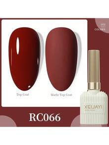 XEIJAYI 1 Bottle 4-Season Gel Nail Polish, 102 Color Options, Suitable For Nail Decoration, Nail Art, DIY Nail Salon, Great Gift For Women - 紅色 - 查看 9