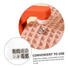 Metal Snaps Buttons With Fastener Pliers Tool Kit, New Snap Fasteners Kit With Pliers Five Claw Buckle Set, Press Studs Kit With Hand Pressure Pliers Tool For DIY Crafts, Clothes, Hats, Sewing ( 9.5mm) - Multicolor - View 8