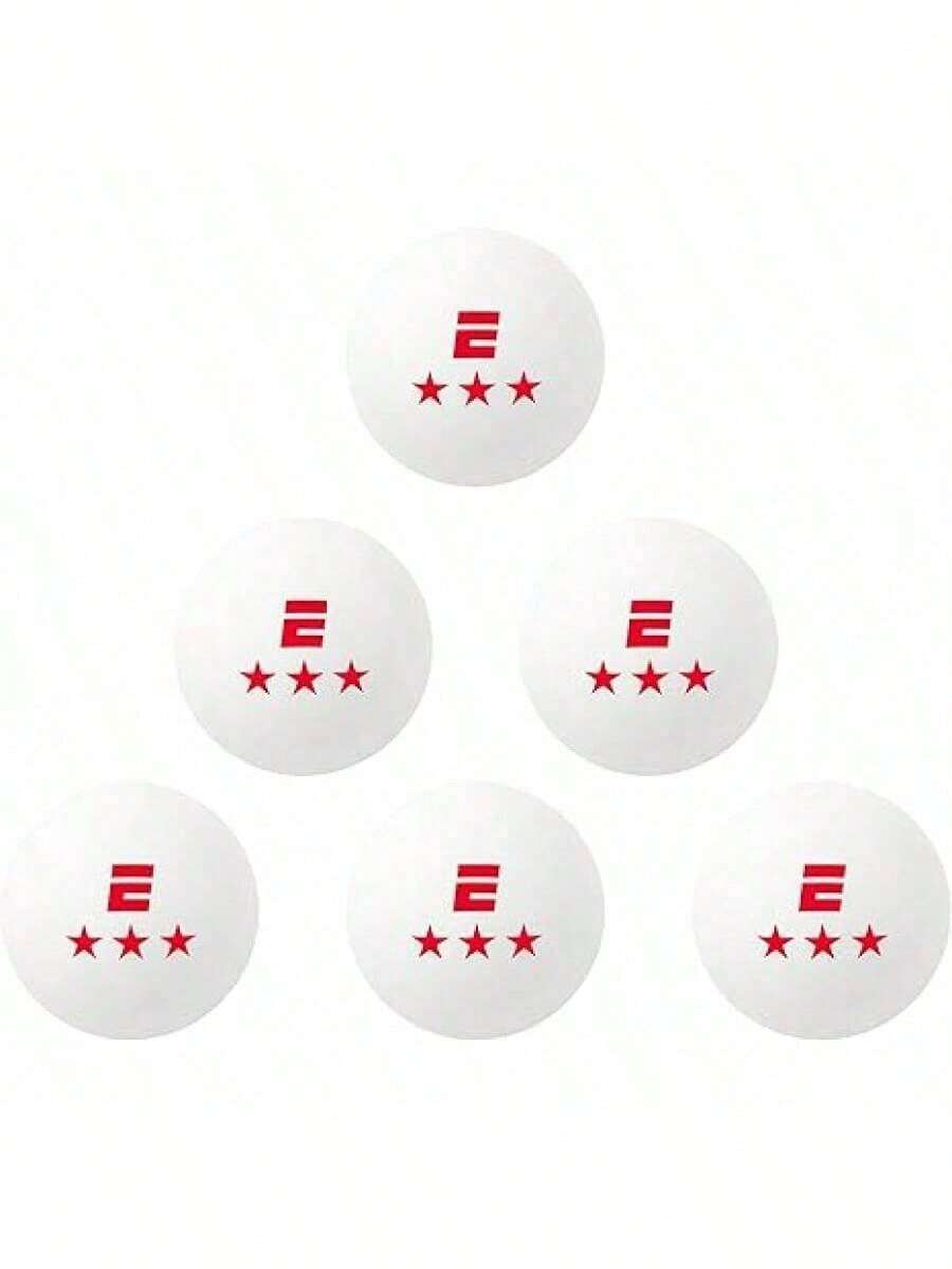3 Star Ping Pong Balls (Set Of 6) - Table Tennis Balls Ideal For Kids Games, Family Games, And Game Night - 1_ - View 1