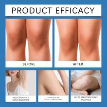 Crema para el cuidado de la piel - Fórmula suave para aclarar y humectar axilas y rodillas