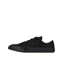 Converse Chuck Taylor All Star Classic 314786C 帆布黑色儿童低帮休闲鞋 - 黑色 - 查看 5