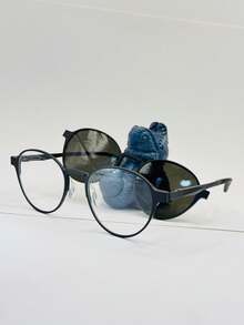 1PC Armacao de Óculos de aluminio,Clip-On, 3 em 1