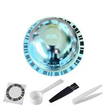 Latest Reusable Stainless Steel Coffee Capsules Compatible With Vertuo Delonghi ENV135, Delonghi ENV150, Plus, GCA1, Vertuo Next, Vertuo POP, Includes 1 Silicone Lid, 4 Barcode Stickers, Recommended To Use 9g Of Fresh Ground Medium Or Dark Roast Coffee Beans - Silver - View 9