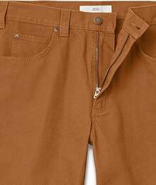 Mens Relaxed-Fit Carpenter Utility Pant With Pockets, Fashionable Workwear - Rust - View 5