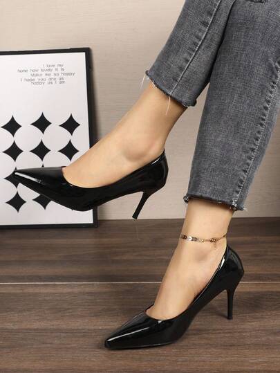 2025 Tacones altos de suela roja con ajuste ceñido | Tacones de aguja de lujo de alta gama - Tallas grandes disponibles, audaces y confiados