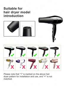 1pc Black Hair Dryer Diffuser, Suitable For Curling, Styling And Drying Hair, Salon Professional Hair Dryer Diffuser Attachment, Compatible With Various Hair Dryer Models, Salon And Stylist Styling Tool - Multicolor - View 8