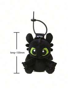 Universal Pictures 13厘米梦工厂《驯龙高手》无牙仔毛绒钥匙扣 | 可拆卸背包挂钩 | 柔软毛绒玩偶，儿童礼物 | 官方授权坐姿毛绒玩偶 - How to Train Your Dragon - 查看 11