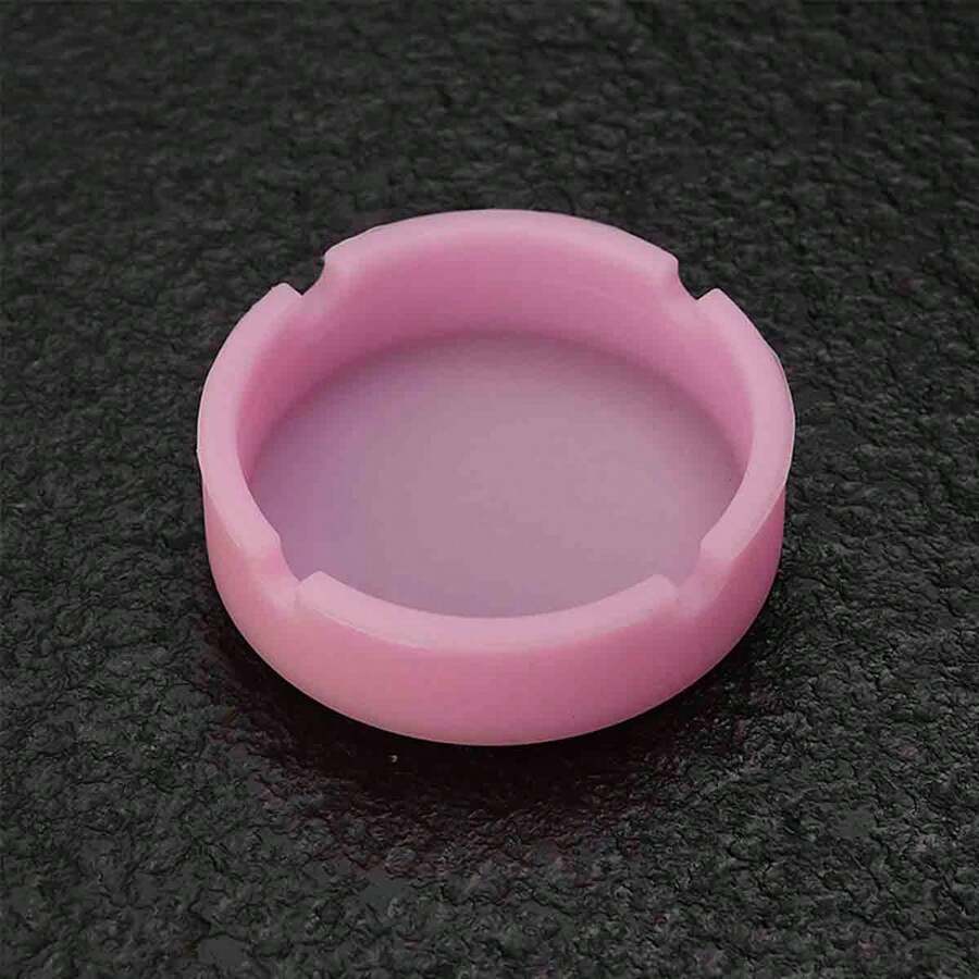 1 Stück Silikon Aschenbecher, hochwertige Tarnmuster Design Leuchtet im Dunkeln Raucher Zubehör, rutschfest